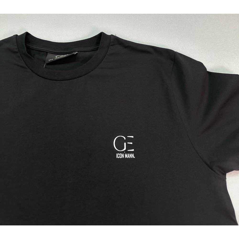 NWT ICON MANN God Engineering Cross Black Tee Size XL Faith Based Streetwear - Picture 6 of 10